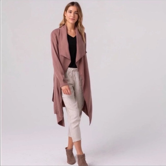 Thread & Supply Jackets & Blazers - Anthro Thread and Supply Emrata duster blush small